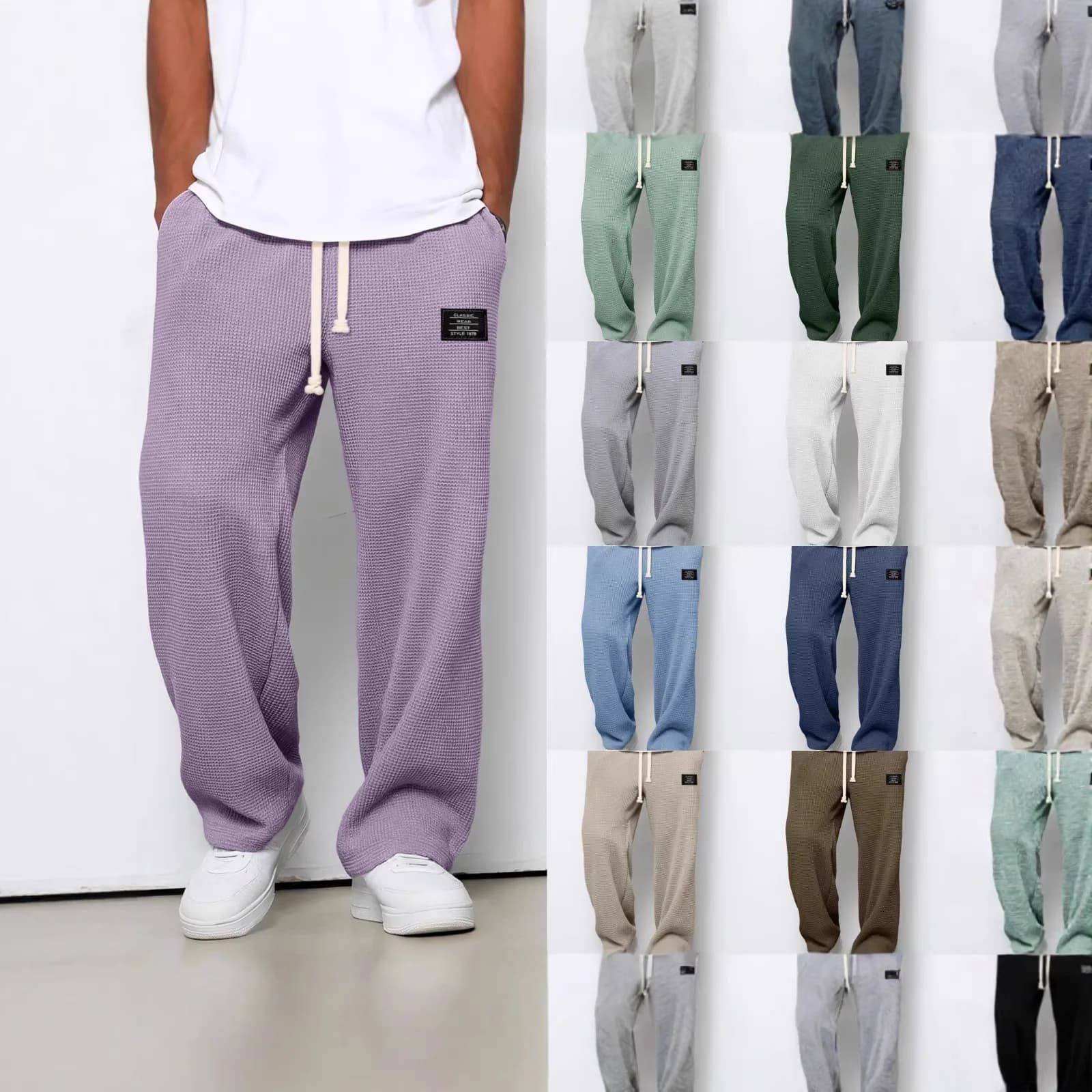 Men's Casual Sweatpants Elastic Waist