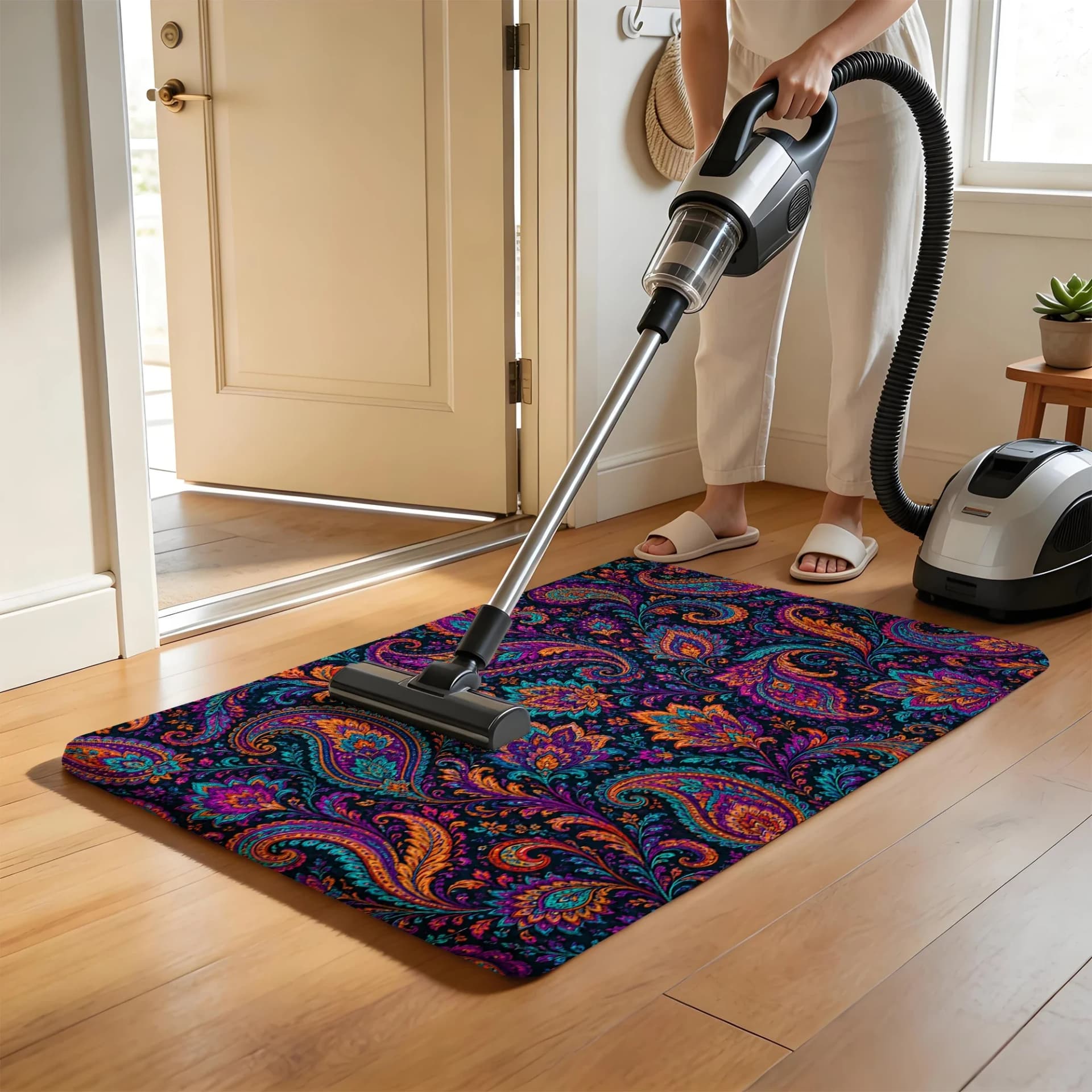 Bohemian Anti-Slip Bath Mat