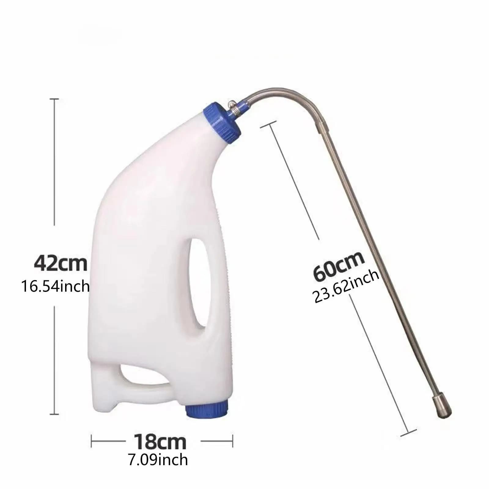 4L Calf Nursing Bottle with Metal Tube