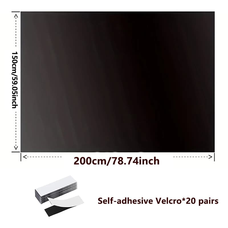 Blackout Window Film Self-Adhesive