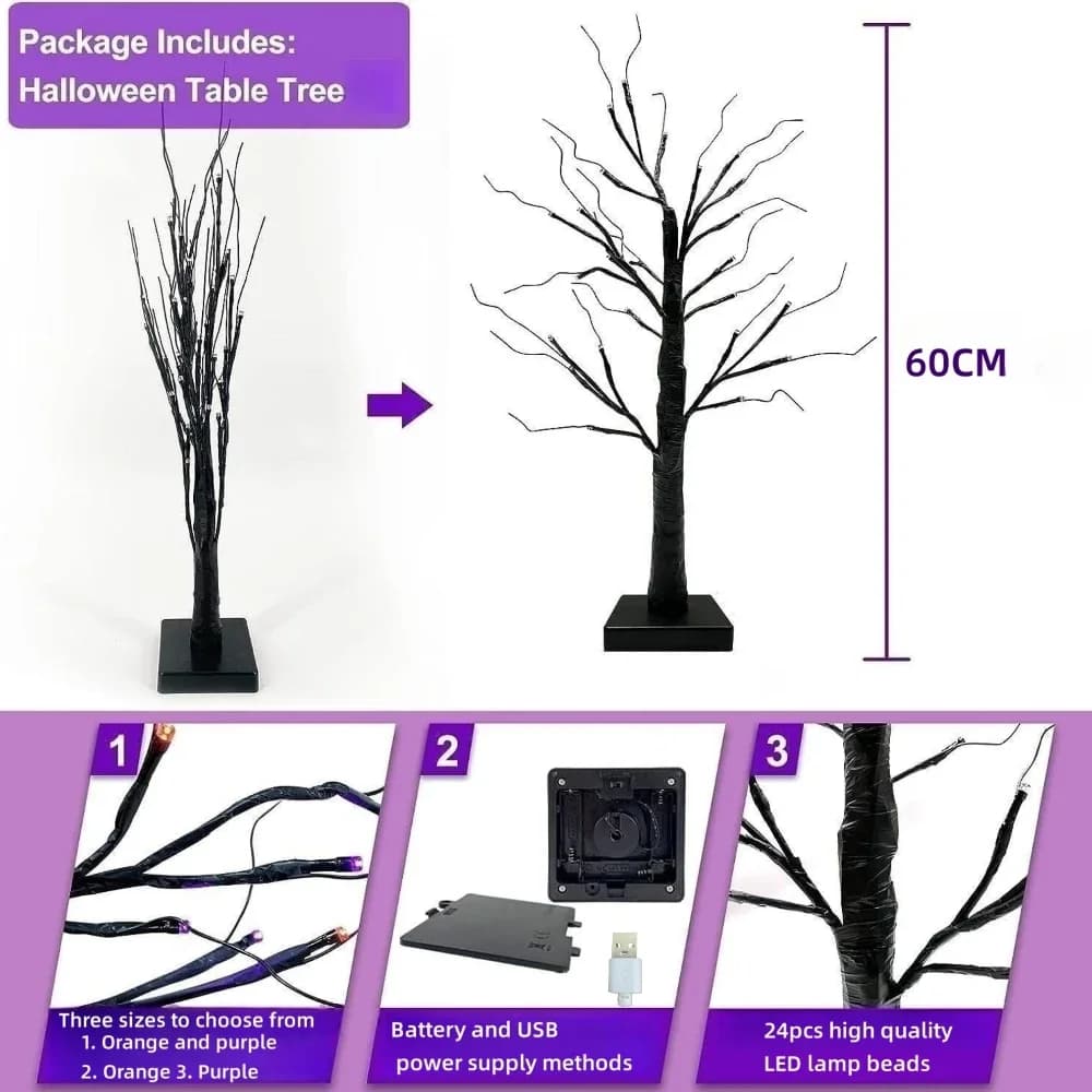 LED Birch Tree Lights Indoor Decoration
