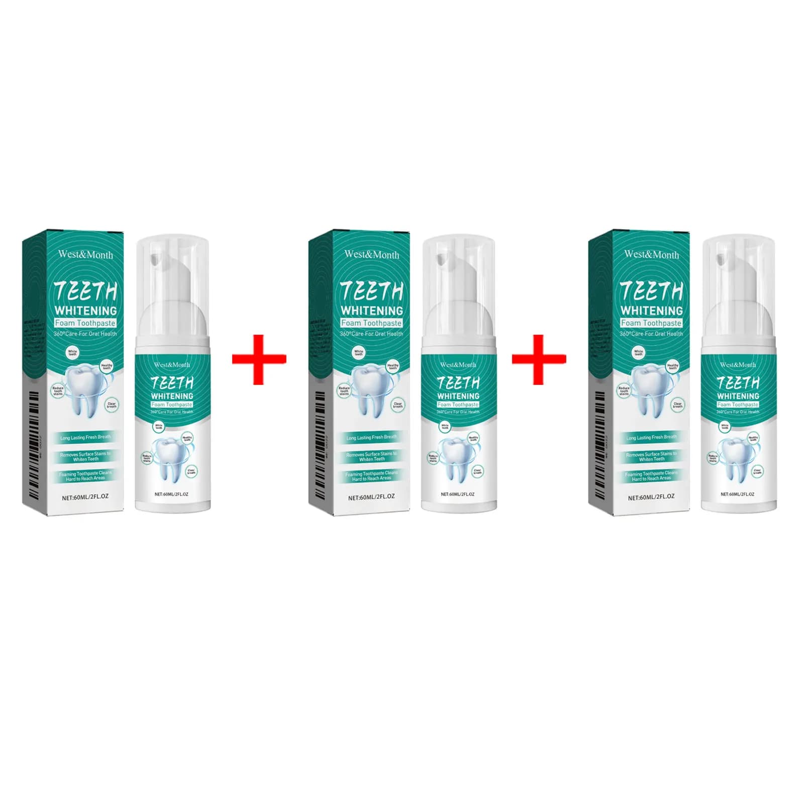 Whitening Foam Toothpaste Mousse