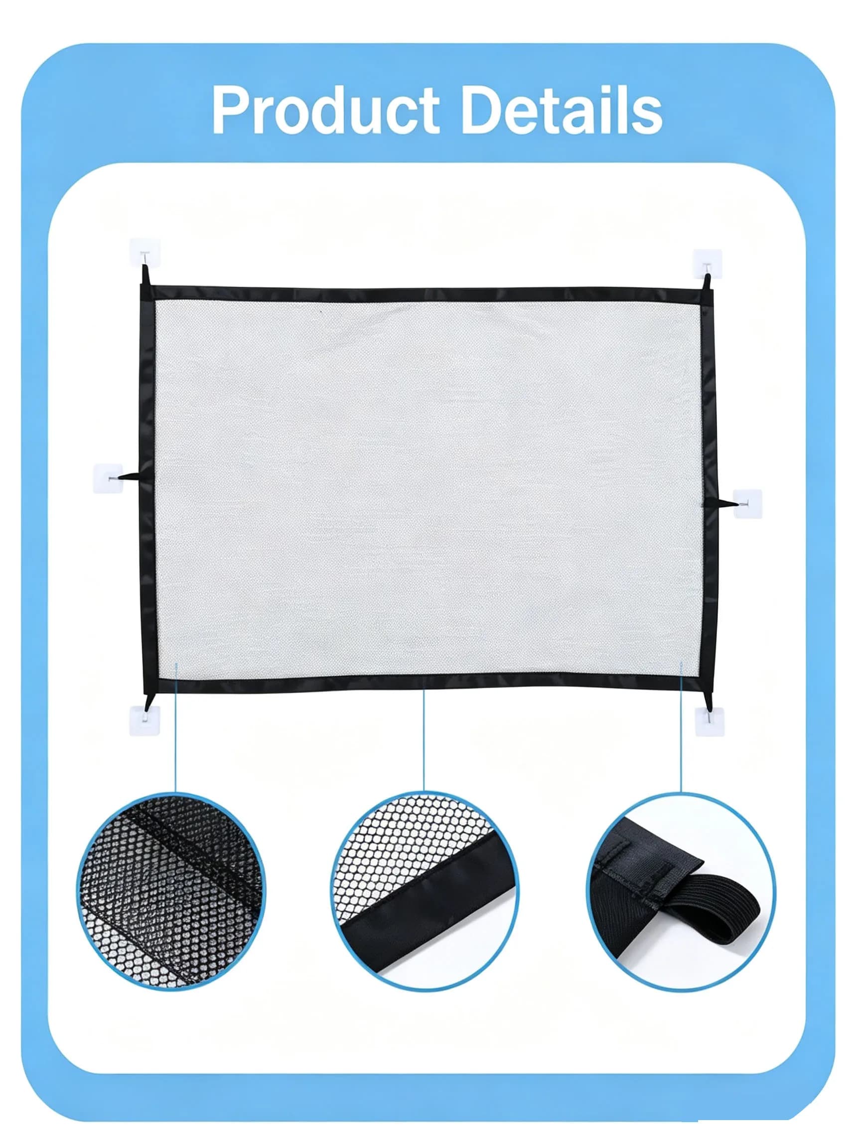 Mesh Pet Gate Retractable Barrier