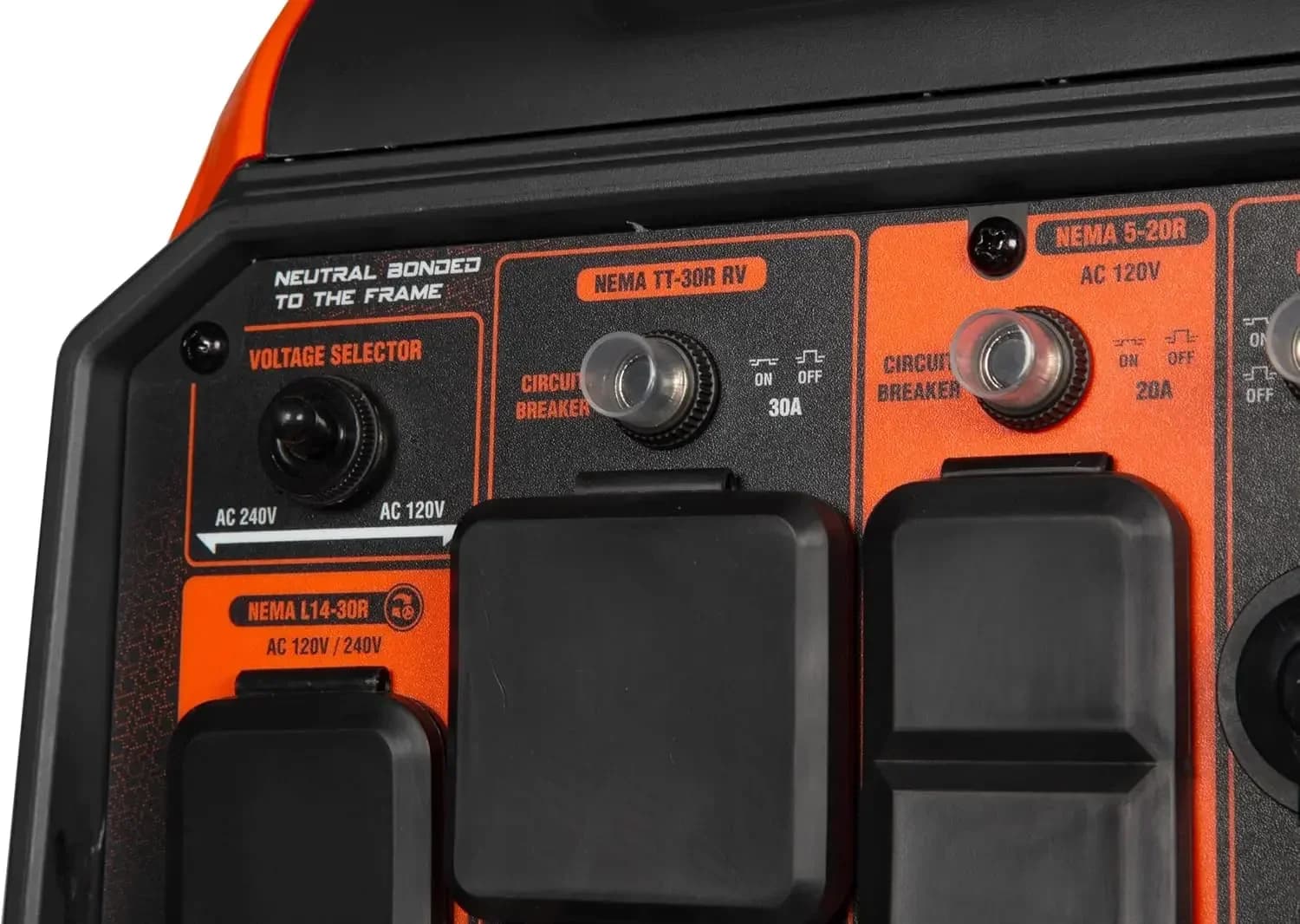 Home Emergency Generator RV-Ready Quiet 6800W Dual Fuel Electric Start Inverter Generator With CO Watchdog Fuel Shut Off