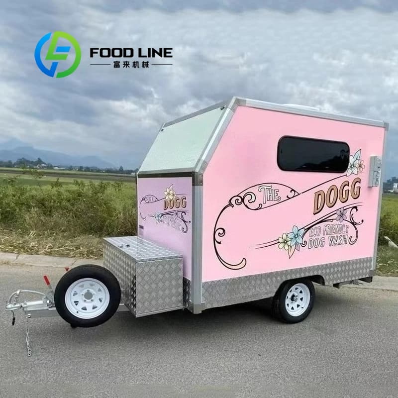 Pet Grooming Trailer Fully Equipped Design For Dog Washing Trimming Drying And Beauty Care Service Anywhere