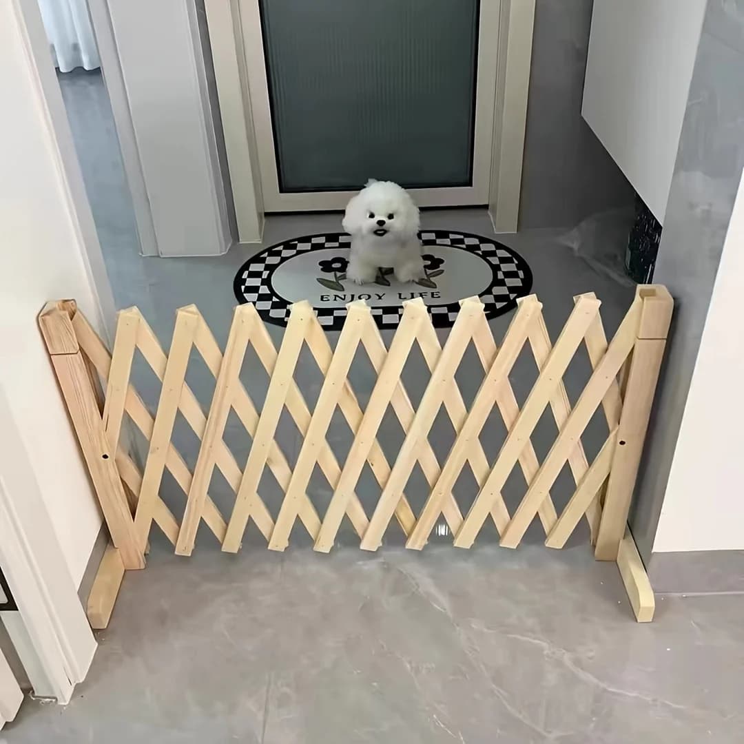 Extendable Wooden Dog Playpen
