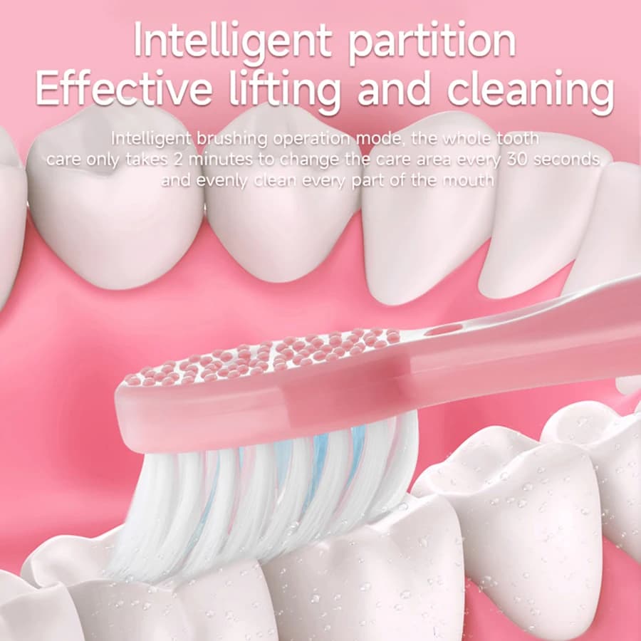 Electric Toothbrush With Soft DuPont Bristles