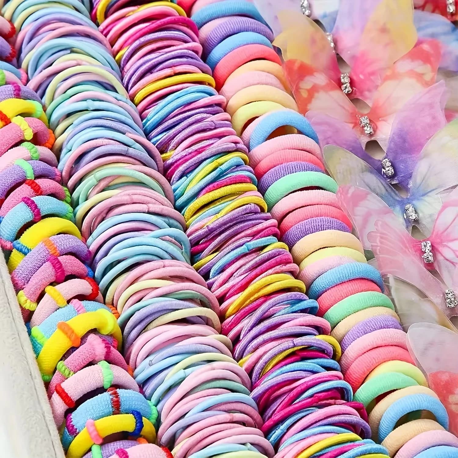 881 sets of colorful and cute girl hair accessories | including various hair clips, headbands, flowers, and bow headpieces