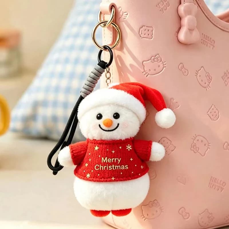 Plush Holiday Character Keychains