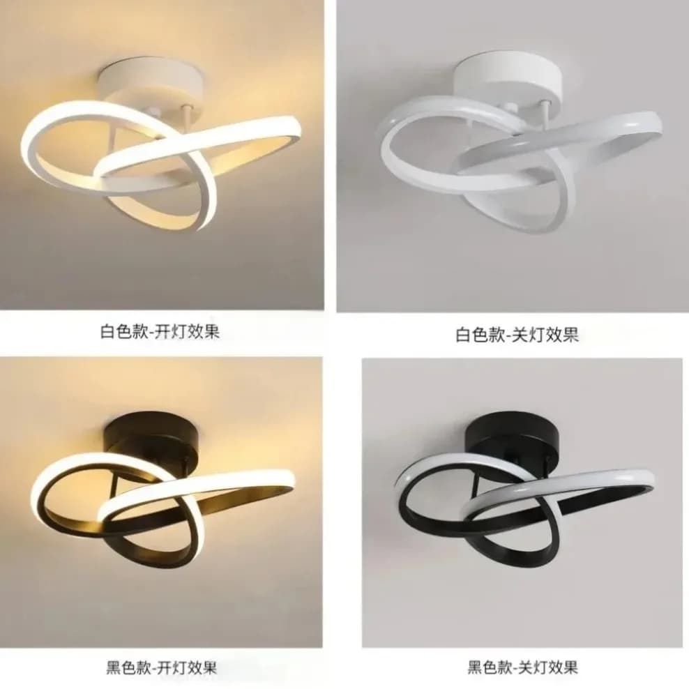 LED Strip Aisle Ceiling Lights Modern Minimalist Living Room Lamps For Balcony Entrance Home Decor Fixtures various styles