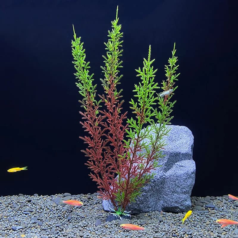 Aquarium Artificial Plants Decoration Fish Tank Landscaping Water Grass Ornaments Aquatic Simulated  Plant Supplies