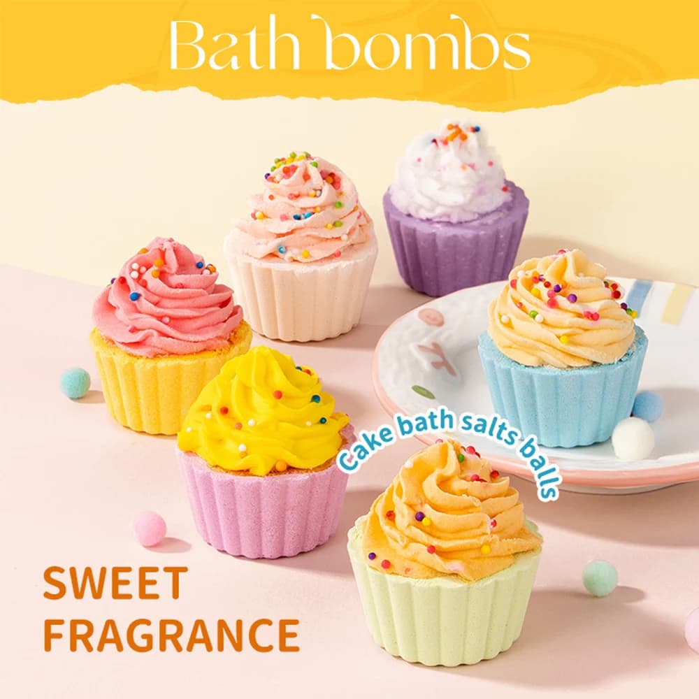 Cupcake Bath Bombs Set