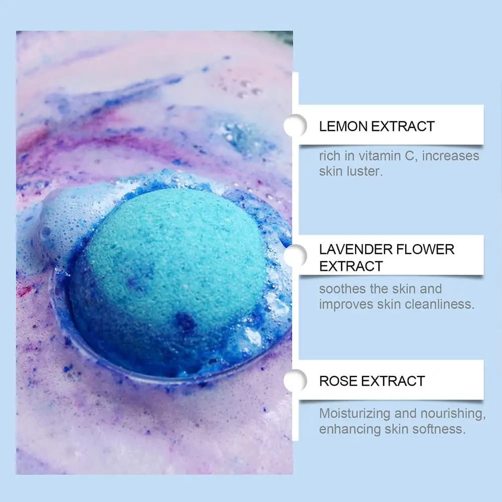 Organic Bath Bombs with Essential Oils