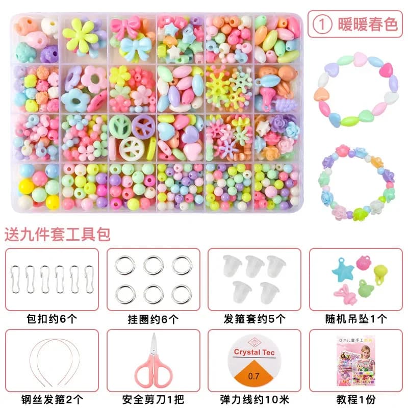 Polymer Clay Jewelry Making Kit with Beads