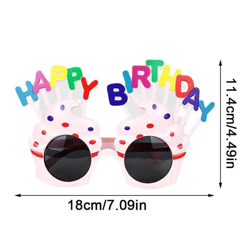 Birthday Party Novelty Glasses Photo Booth Props