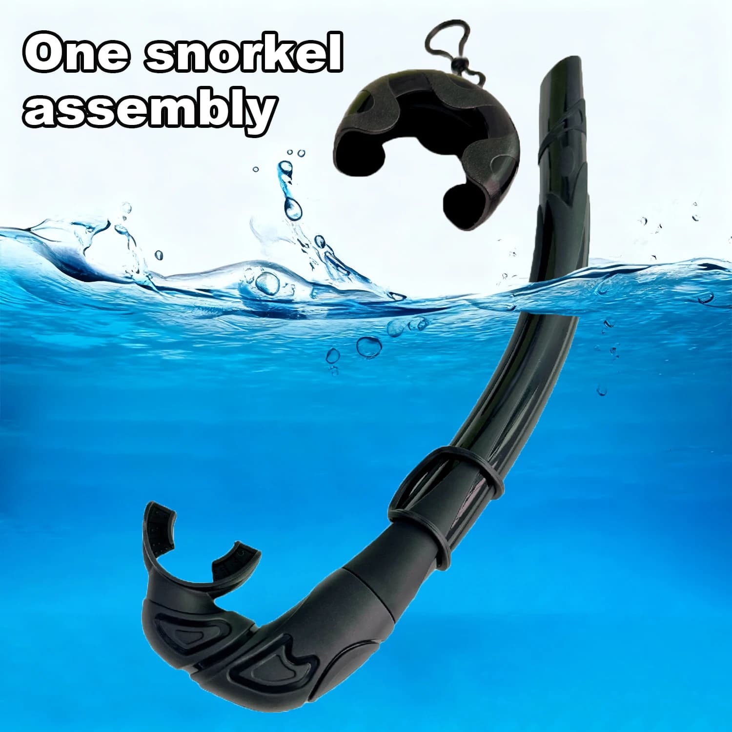 Retractable Soft Silicone Snorkel