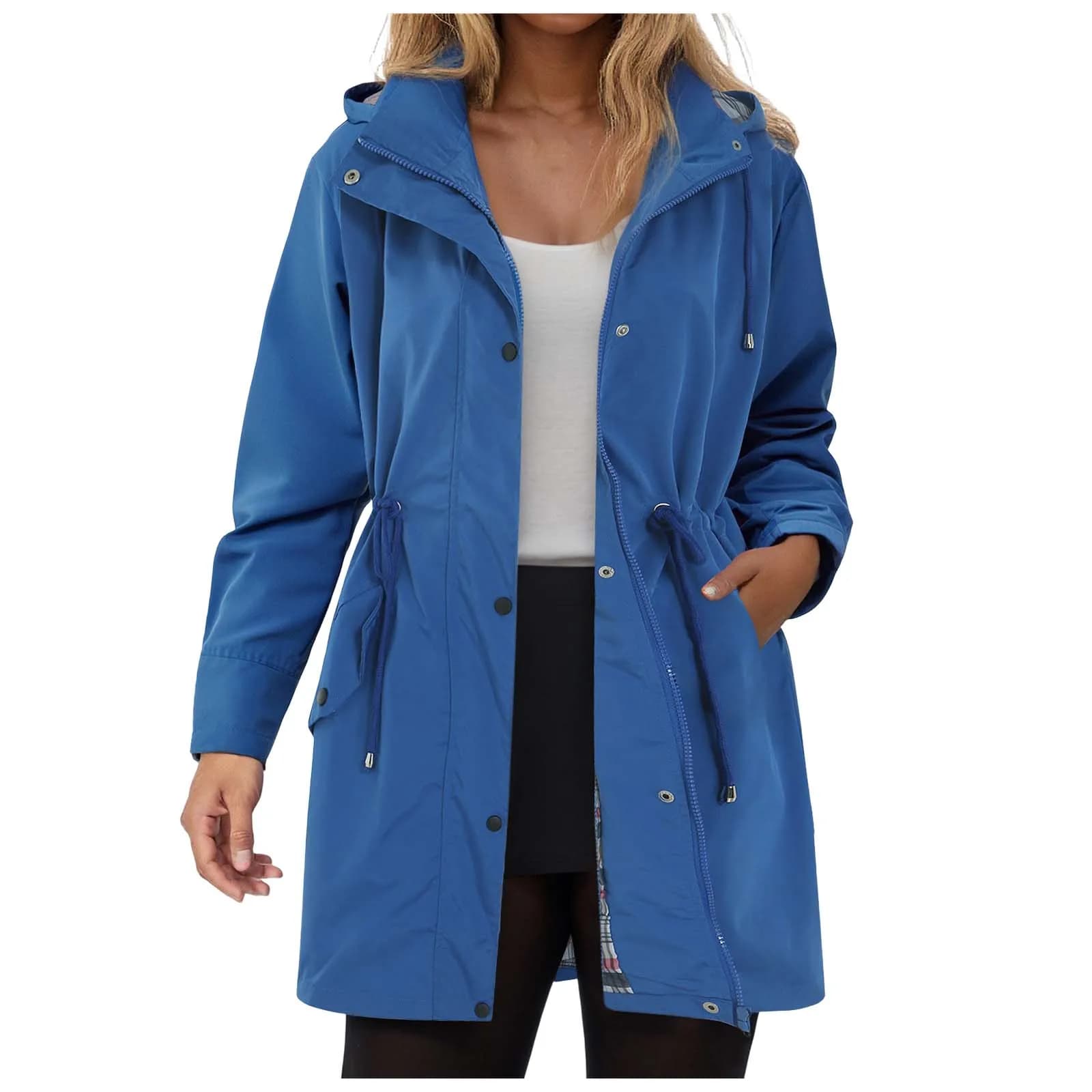 Women's Lightweight Hooded Rain Jacket
