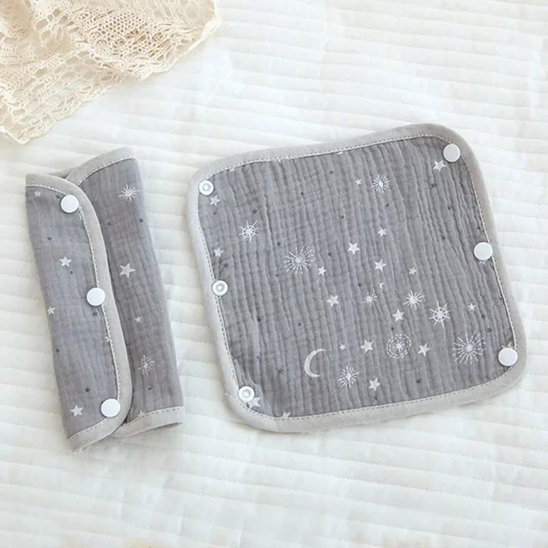 Baby Carrier Comfort Strap Covers and Drool Bib Set