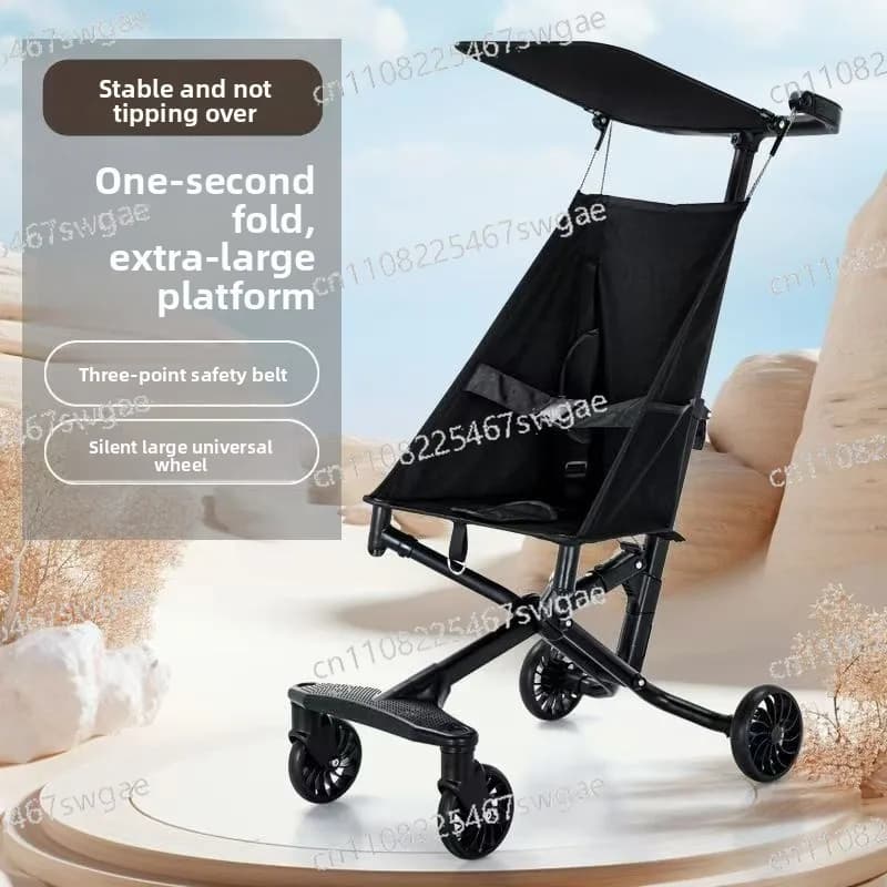 Lightweight Foldable Baby Walker Stroller
