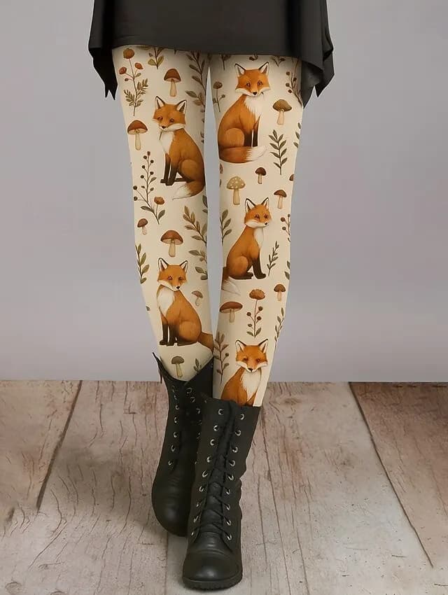 Women's Ethnic Graphic Animal Leggings