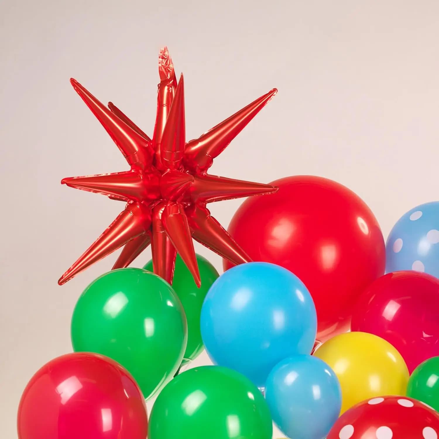 Cartoon Balloon Arch Kit with Decorative Shapes