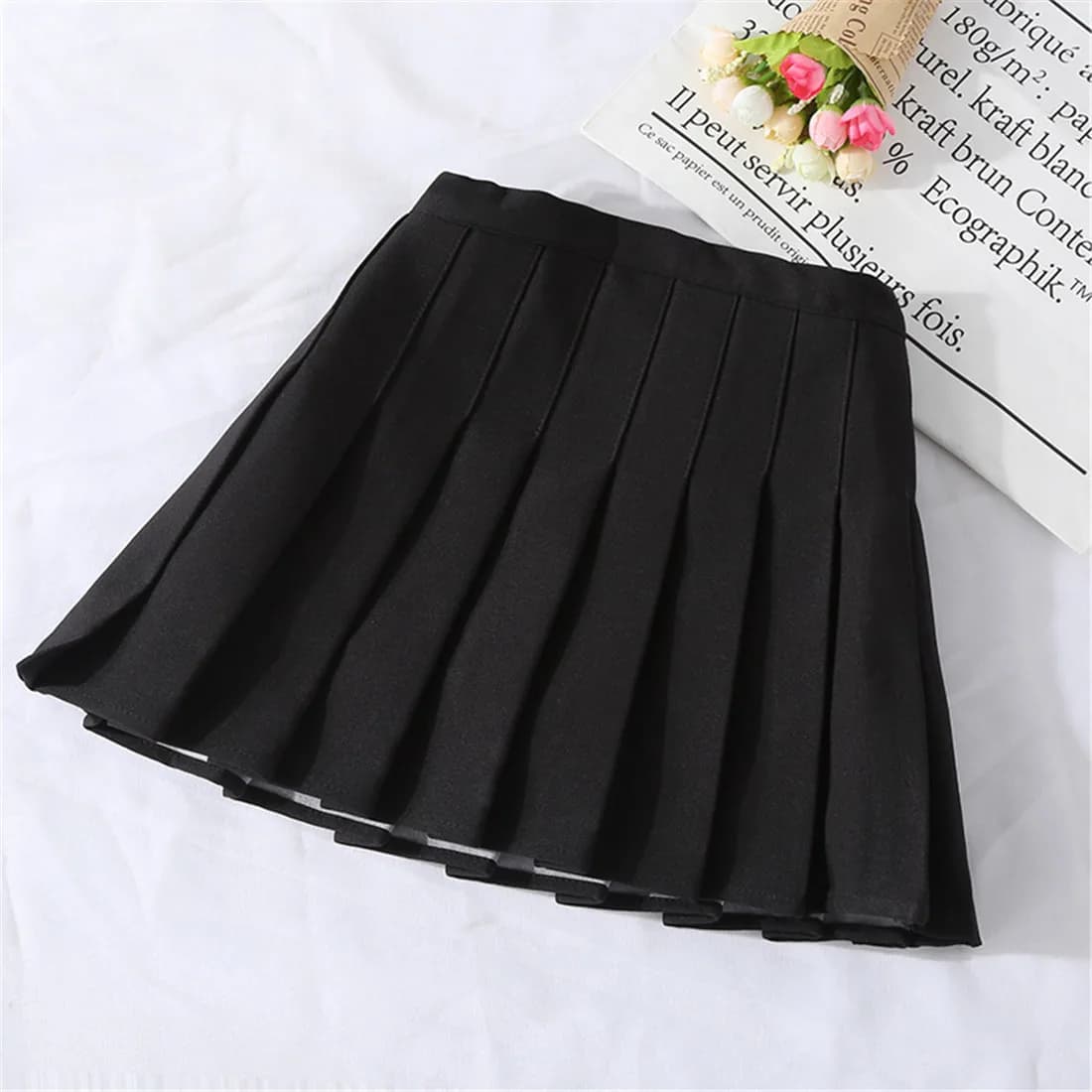 Girls White Long Sleeve School Uniform Cotton Blouse