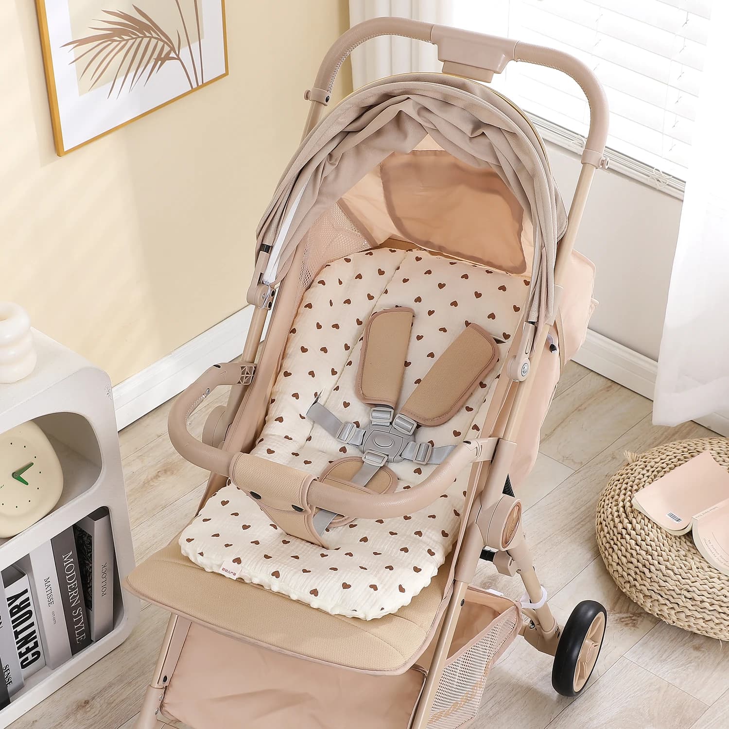 Stroller Seat Cushion Soft Mattress Pad