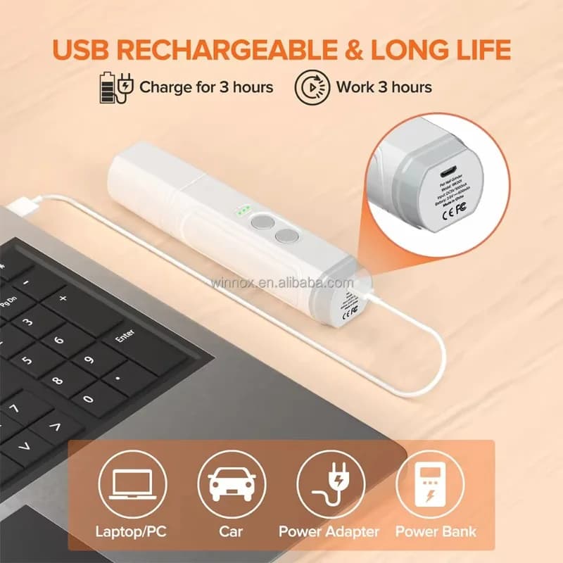 Electric Pet Nail Trimmer for Cats and Dogs