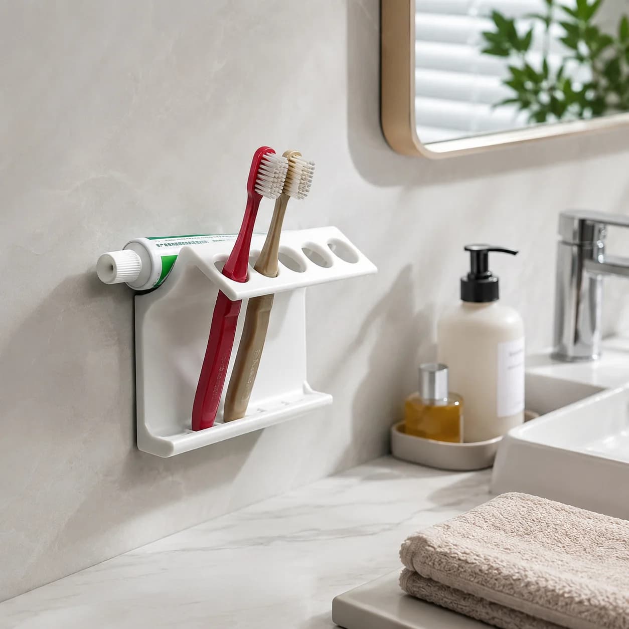 Bathroom Multifunctional Organizer and Drain Rack