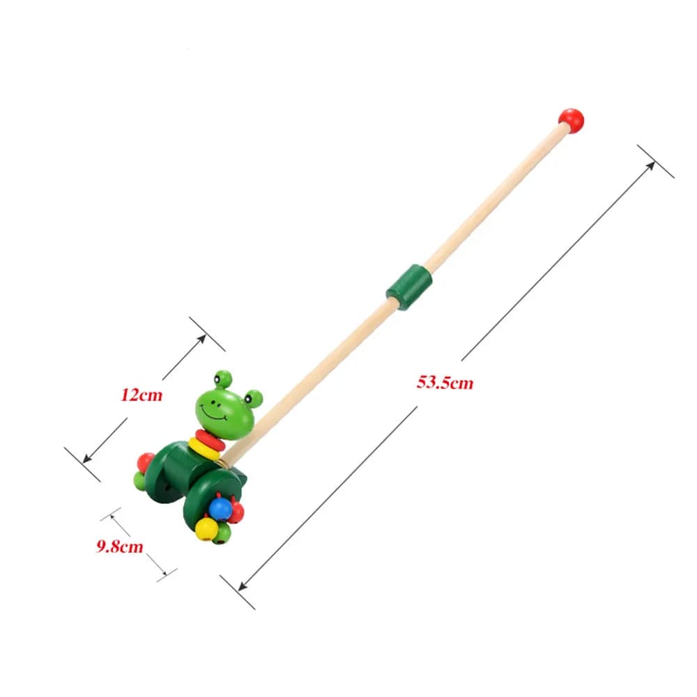 Wooden Push-Along Duck Toy