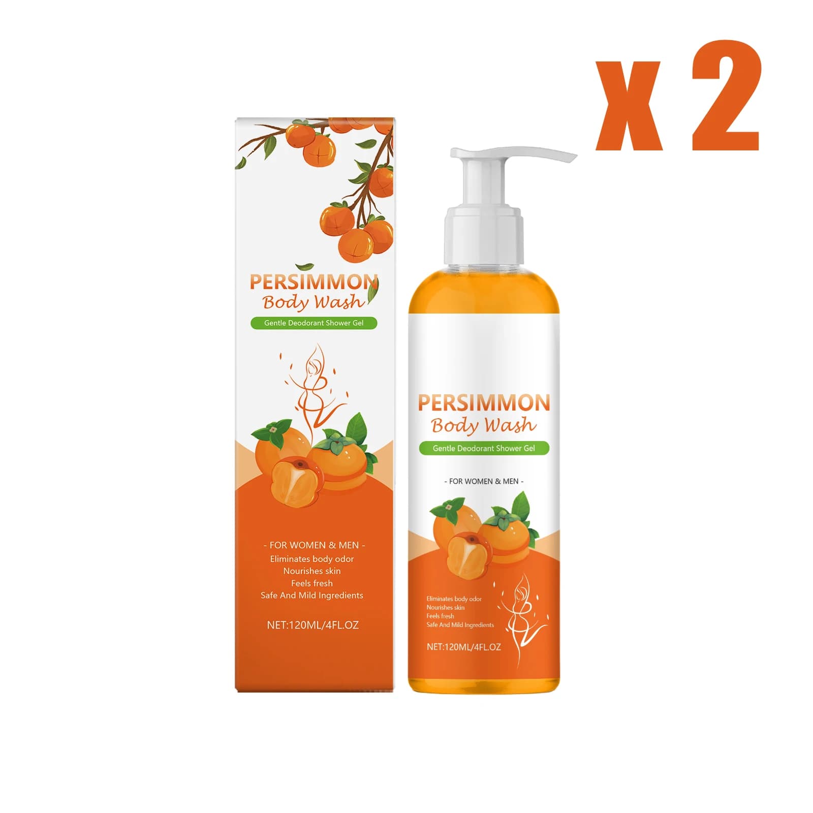 Persimmon Body Wash for Face and Body