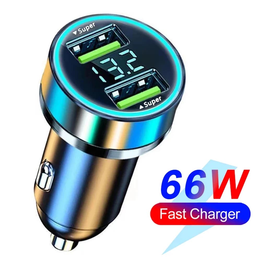 250W PD Car Charger with Digital Display