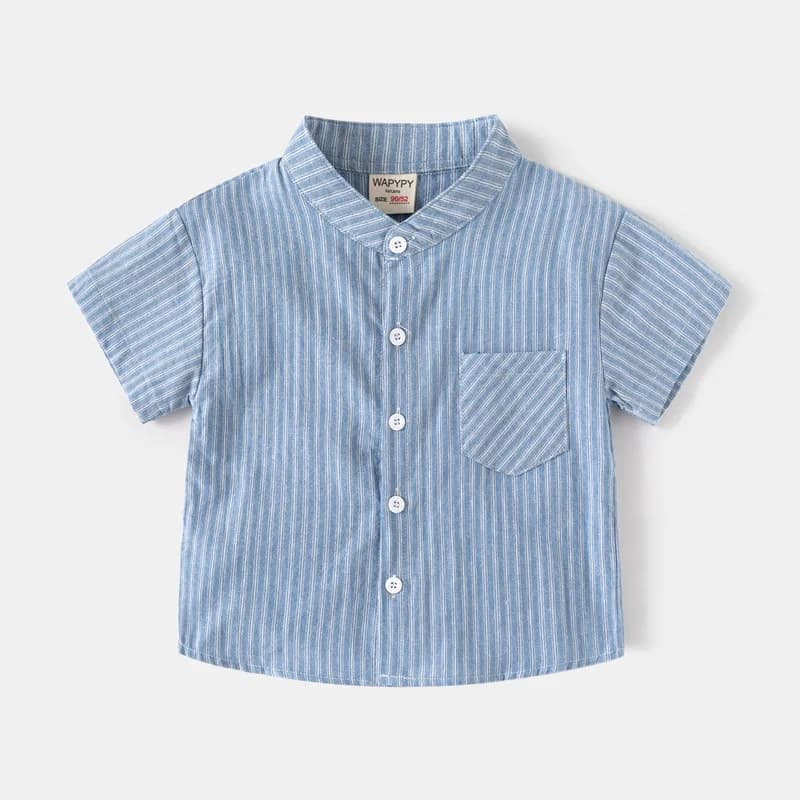 Kids Cotton Short Sleeve Shirt