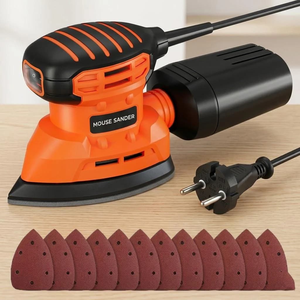 Electric Detail Sander with Dust Collection