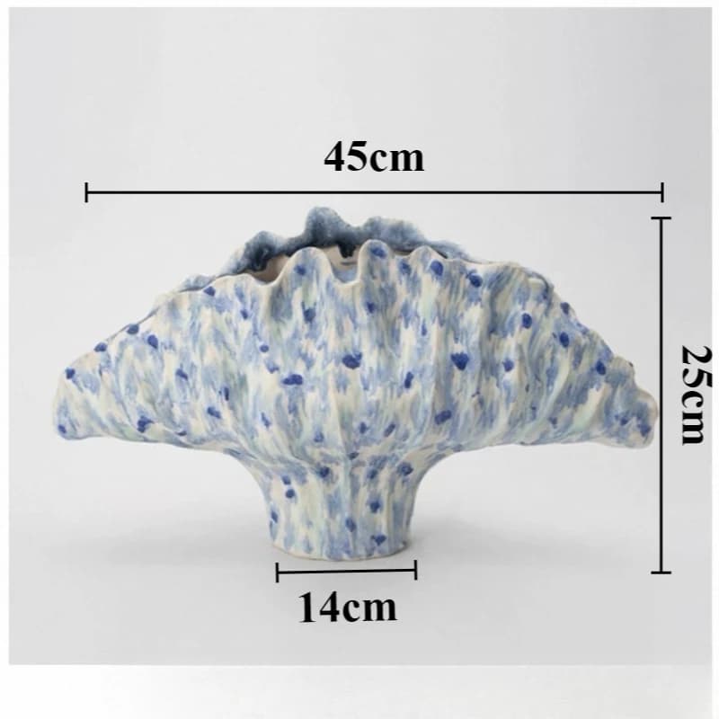 Ceramic Flower Vase Modern Decorative Pottery