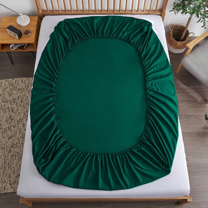 Cotton Fitted Sheet with Elastic Bands