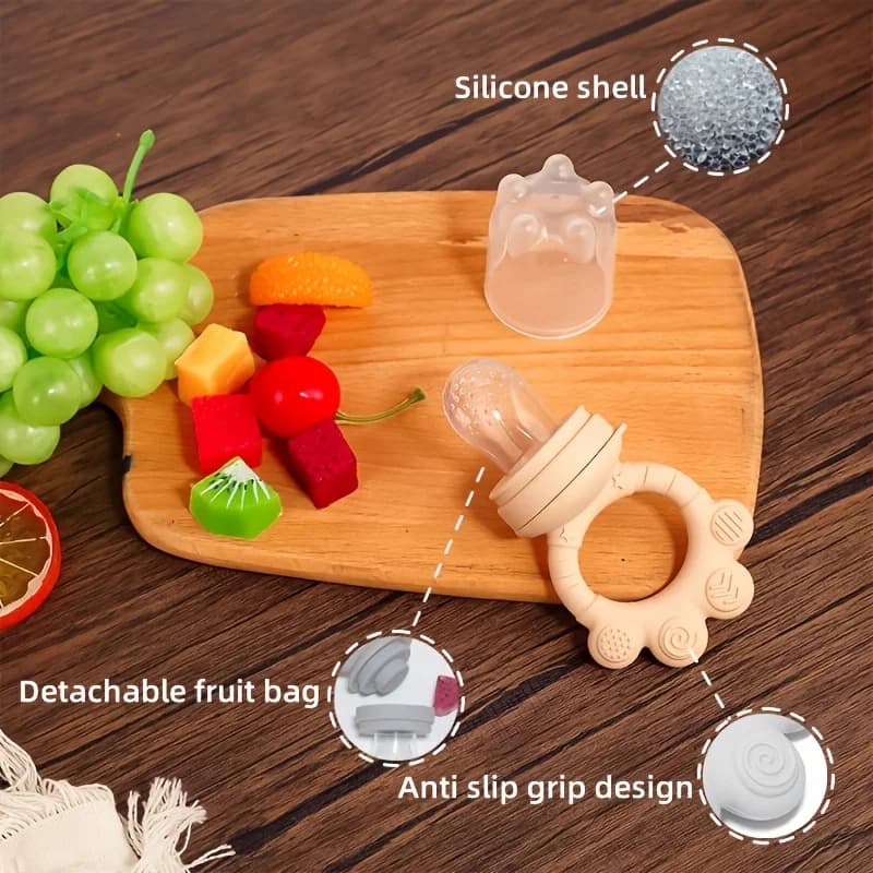 Baby Feeding Set with Fruit Feeder and Freezer Mold