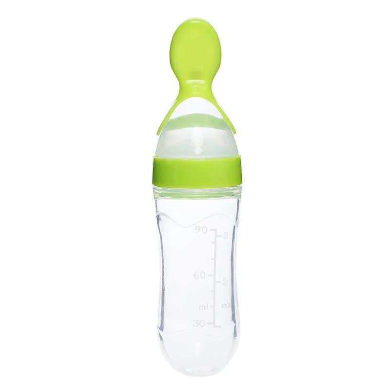 Baby Feeding Bottle with Spoon Feeder
