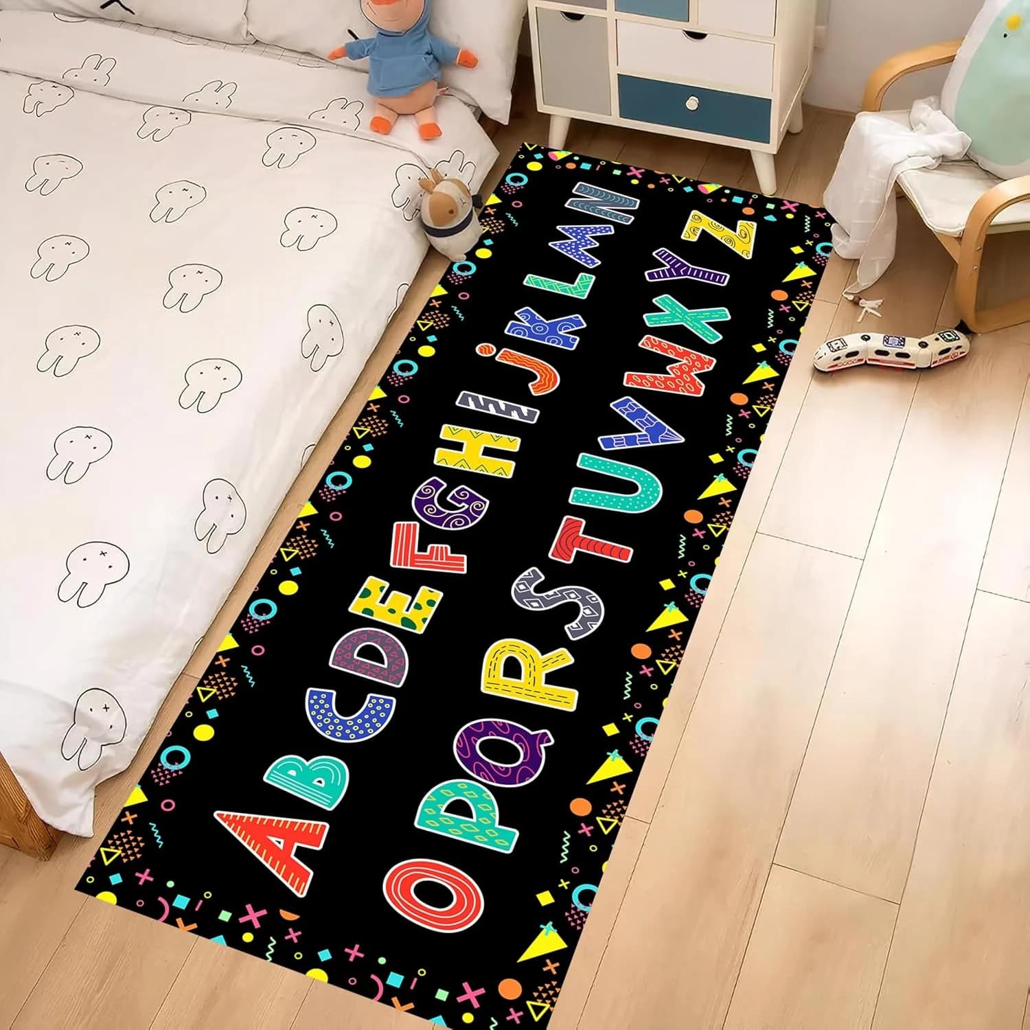 Hopscotch Learning Runner Rug