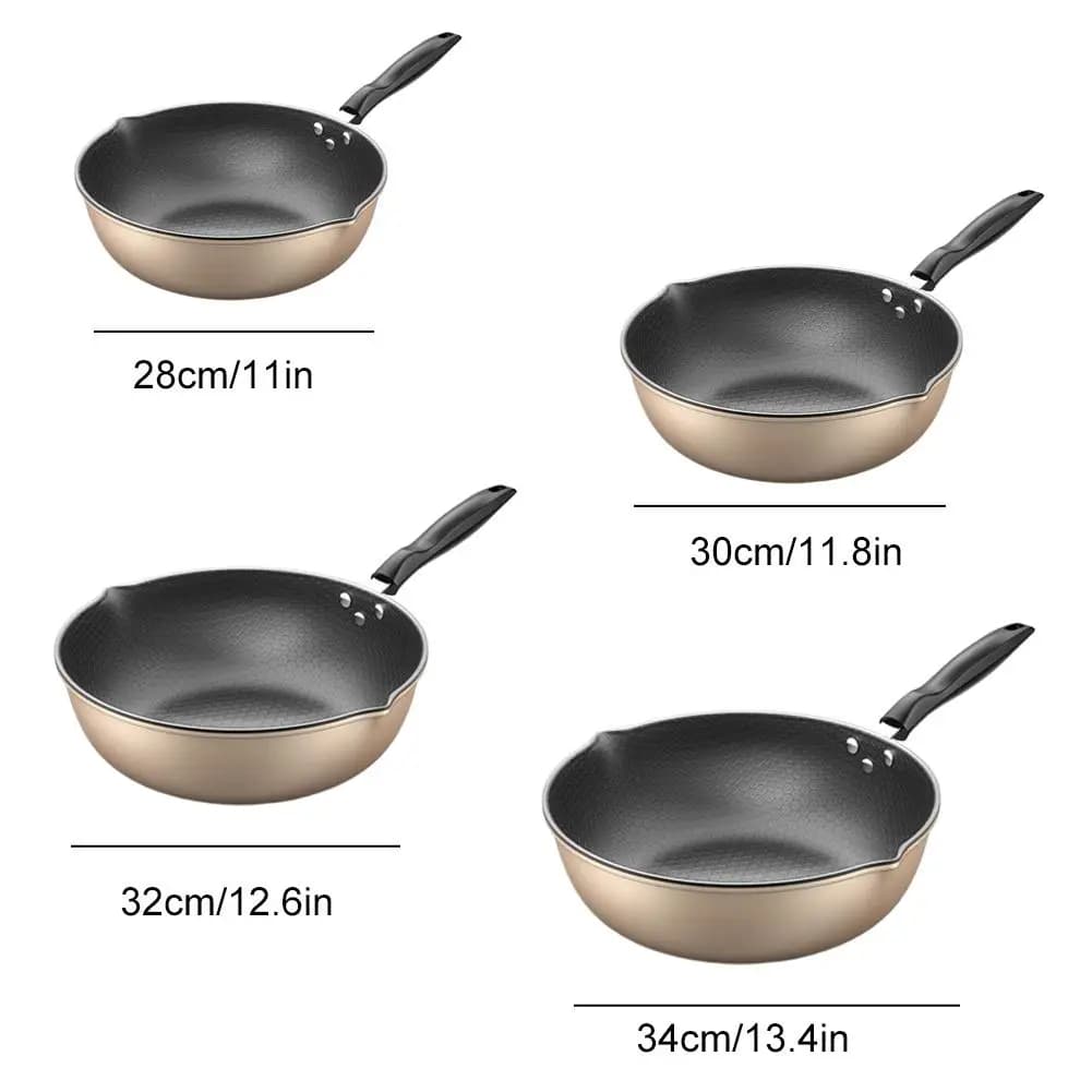 Honeycomb Non-Stick Wok Pan