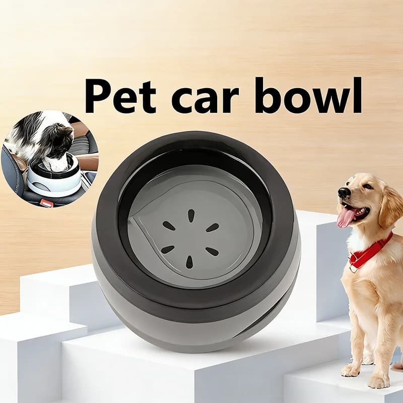Pet Floating Water Bowl for Car Travel