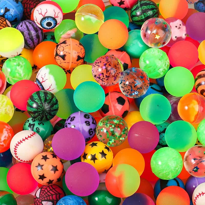 Rubber Bouncy Balls 27MM Bulk Party Favors