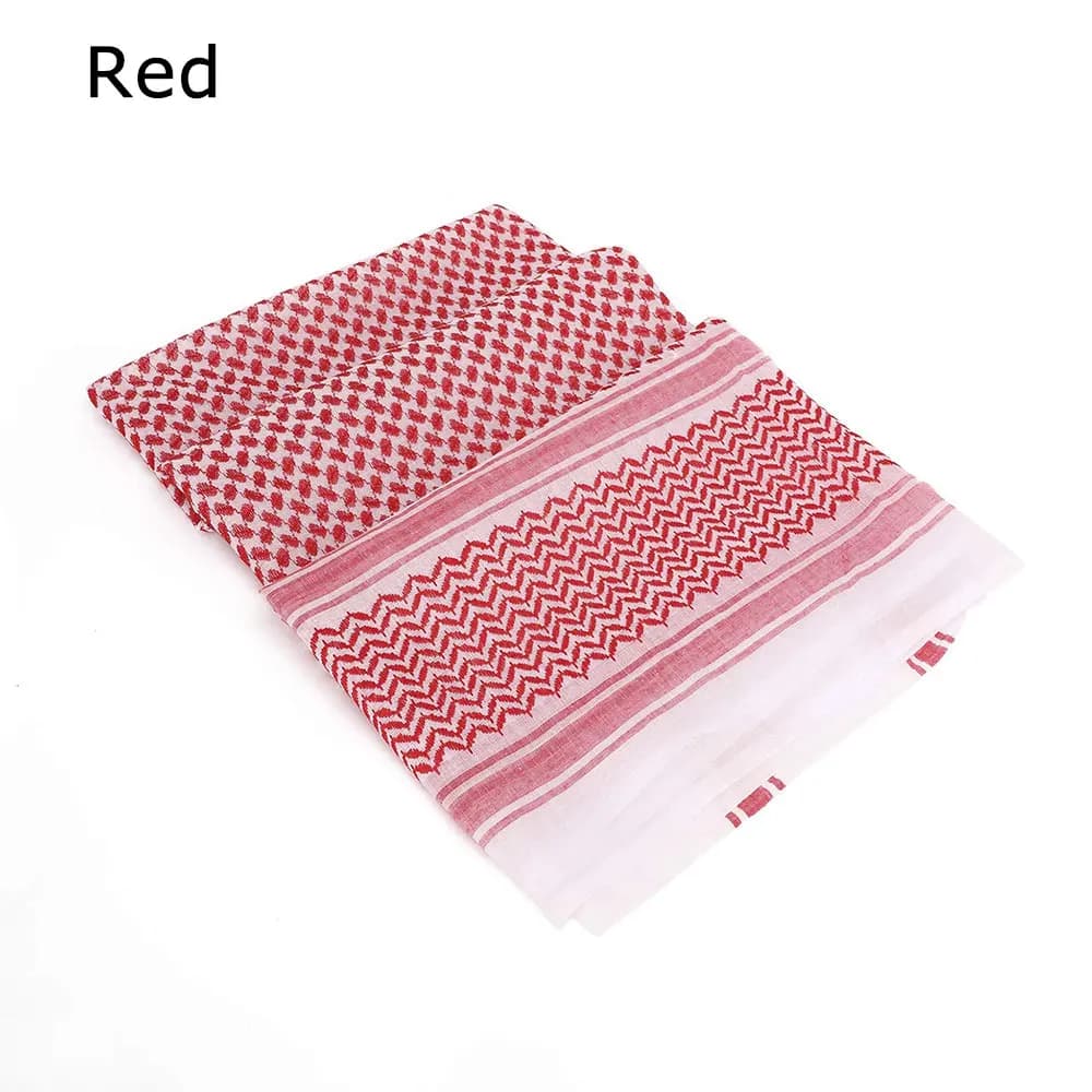 Plaid Shemagh Scarf with Aqel Rope