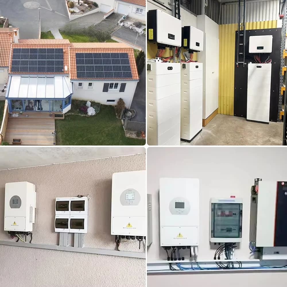 Complete Solar Power System 3000W 5000W 6000W 230V With WIFI MPPT Controller For Residential Use Customize