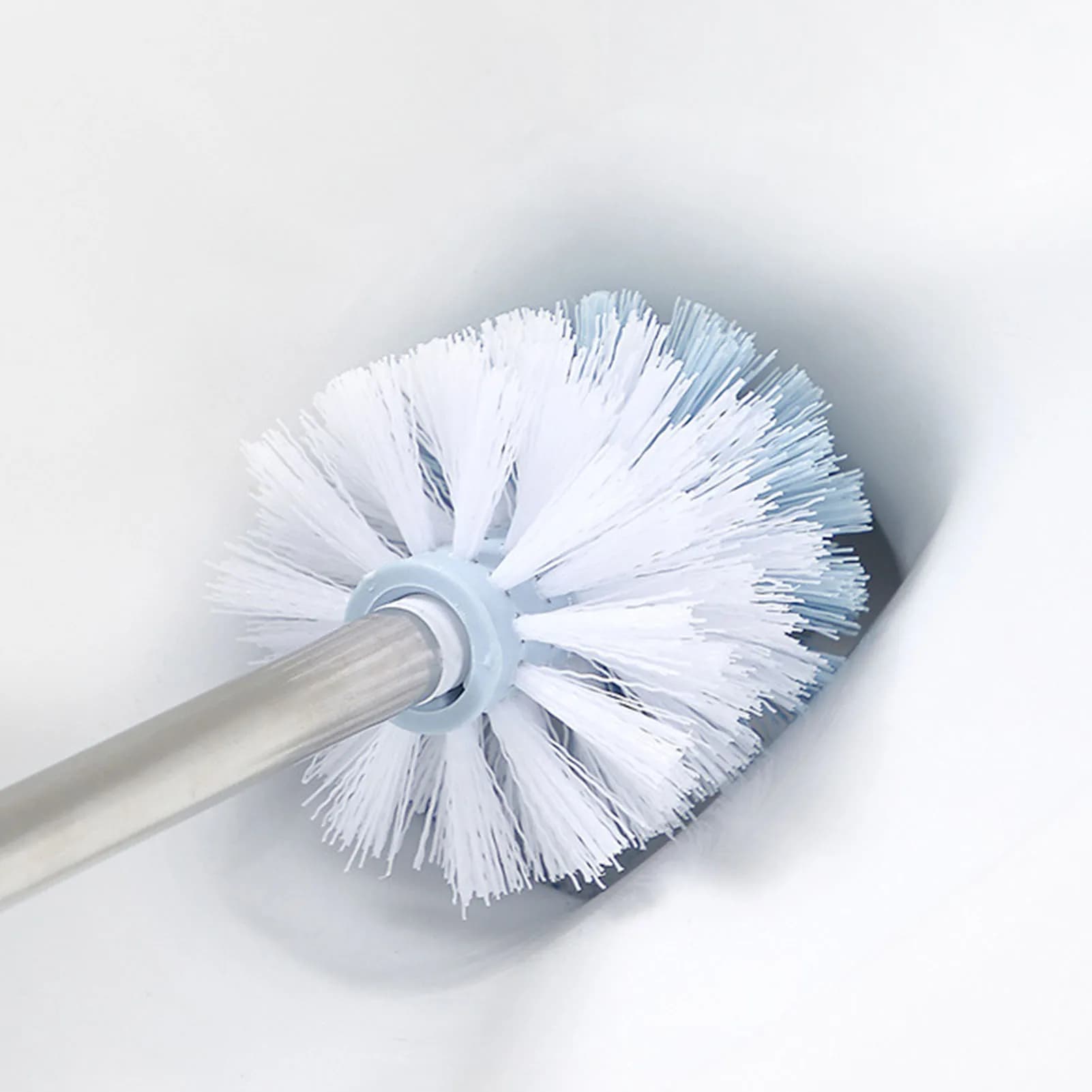 Stainless Steel Toilet Brush with Long Handle
