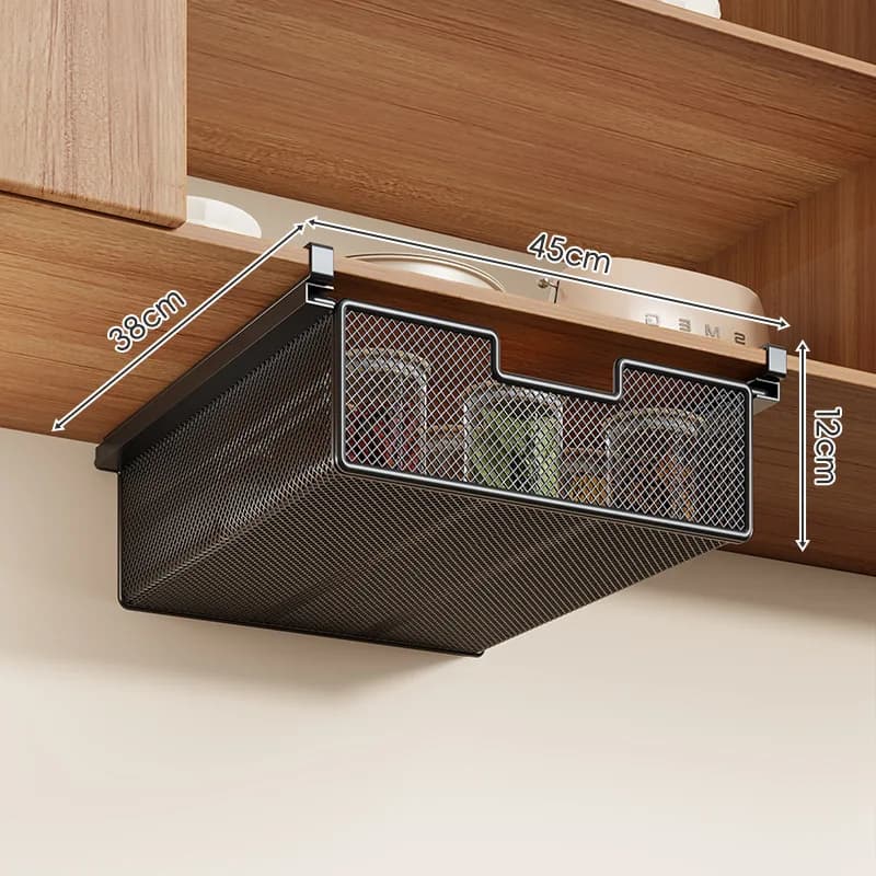 Under-Cabinet Hanging Storage Shelf