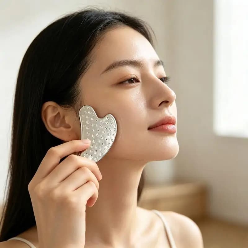 Stainless Steel Honeycomb Gua Sha Scraper