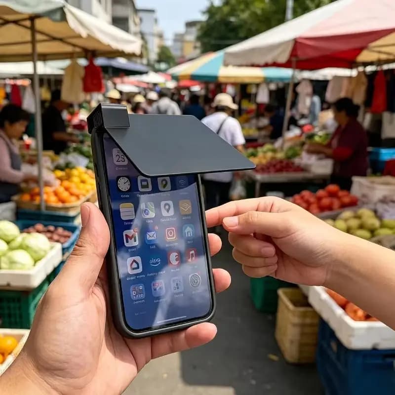 1Pcs Mobile Phone Accessories Enhances Screen Visibility In Strong Light Reduce Sunlight Reflection Mobile Phone Sunshade