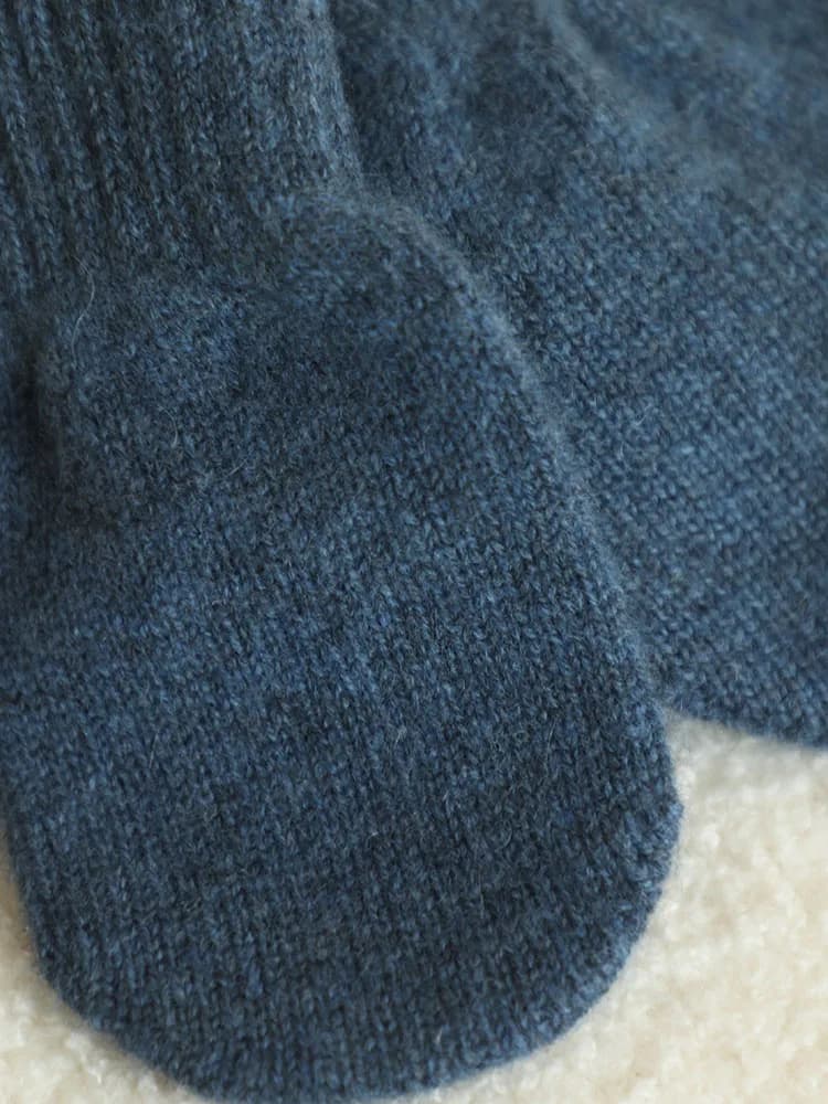 Baby Cashmere Knitted Mittens for Toddlers