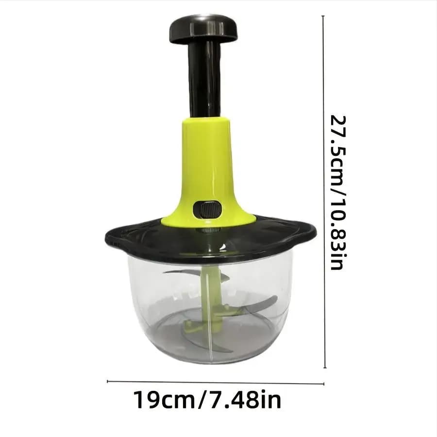 Manual Food Processor with Blade Guard